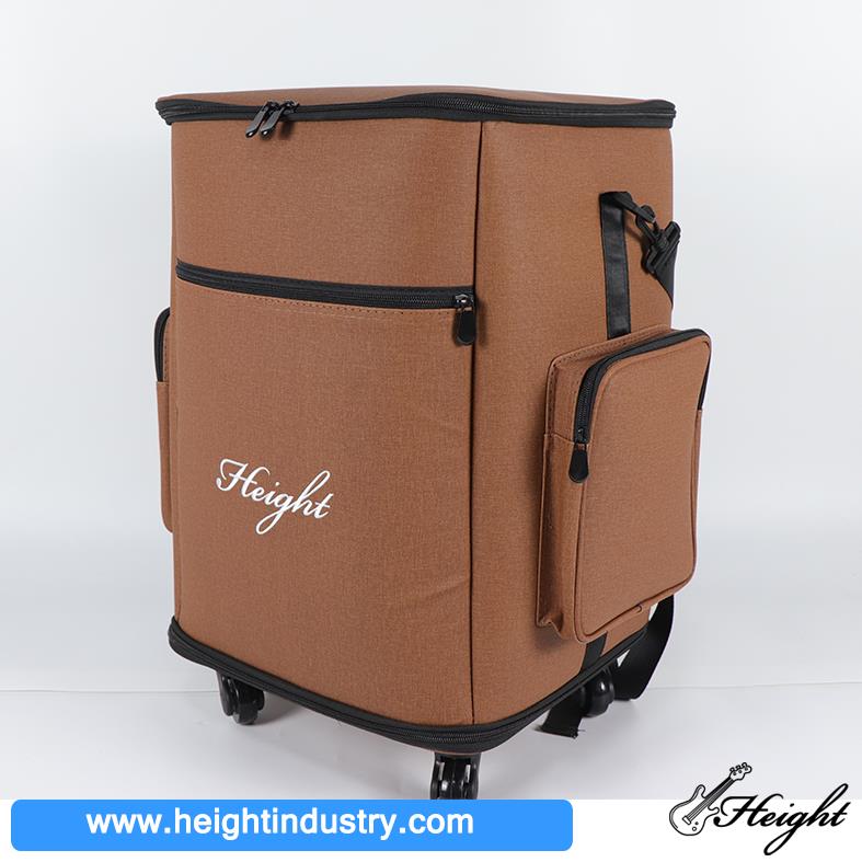 HTPBG01 PU Board Game Wheeled Travel Bag HTPBG01 PU Board Game Wheeled Travel Bag