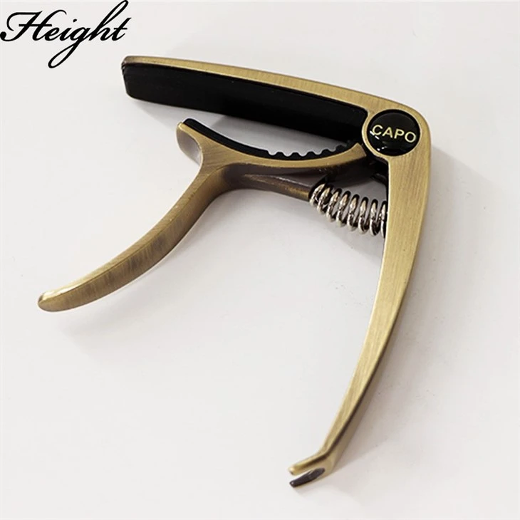 HTCP01 Guitar Capo - Aluminum Alloy Multi-Color (Pink/Gold/Black/Silver), Durable & Lightweight, 120pcs/CTN Wholesale Bulk