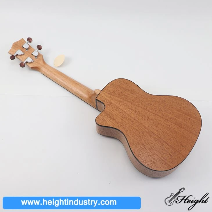 21 Inch Matte Natural Zebra Wood Ukulele