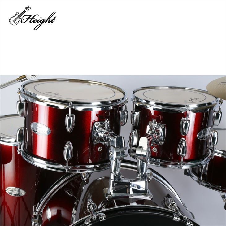 19 Pieces Poplar Wood Drum Set For Adult